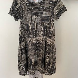 Lularoe Carly dress Aztec print